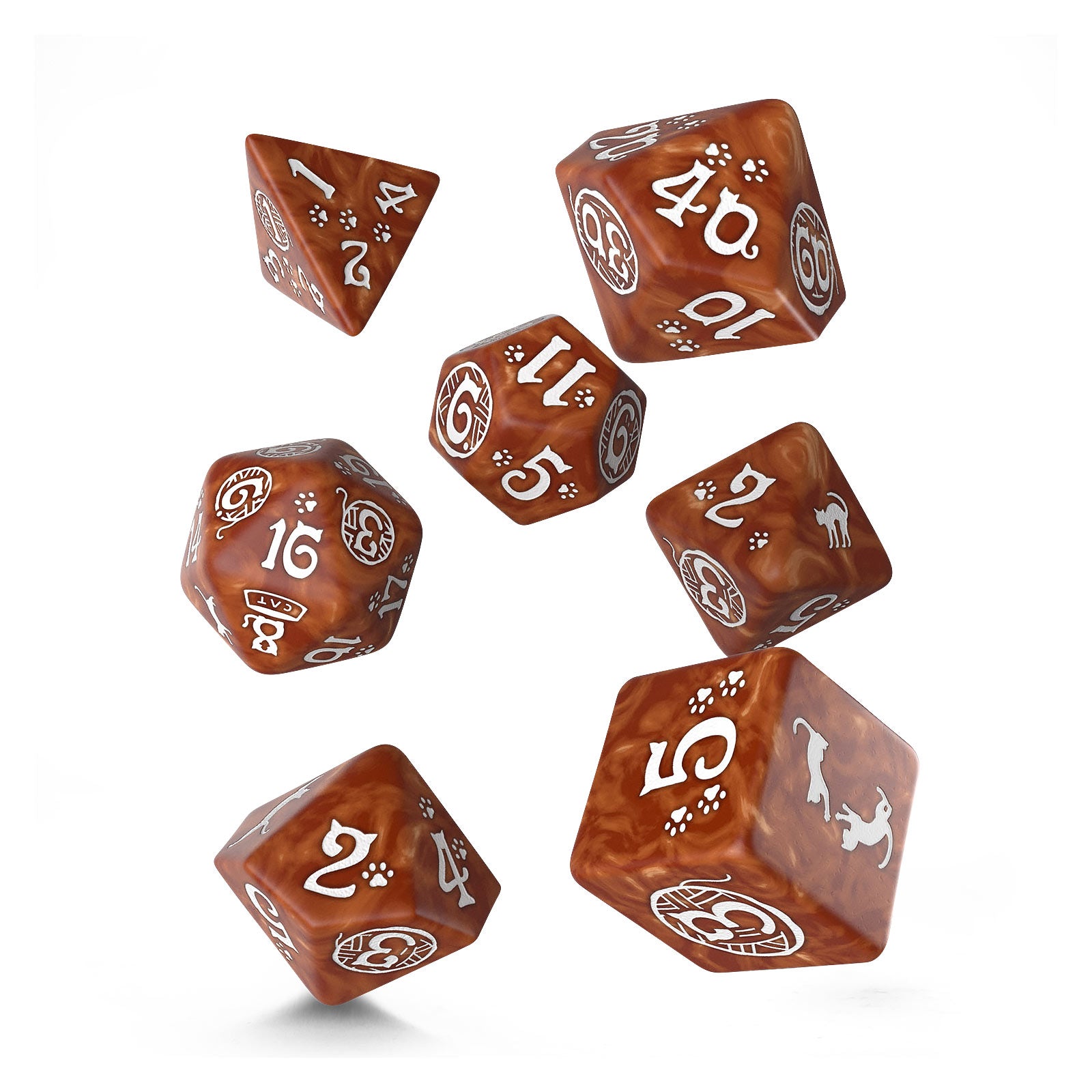 Productafbeelding Cats - Muffin RPG Dobbelstenen Set 7st