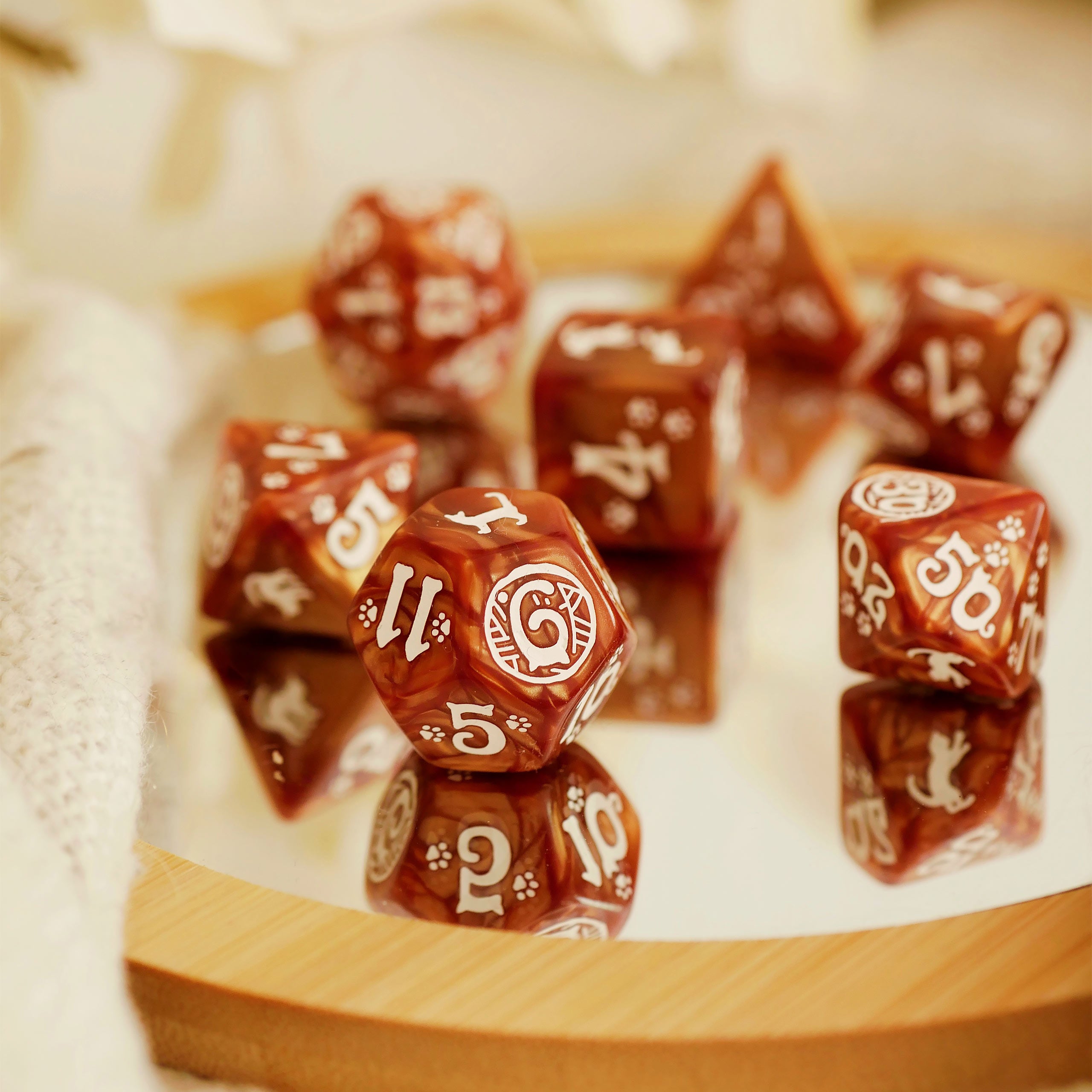Productafbeelding Cats - Muffin RPG Dobbelstenen Set 7st
