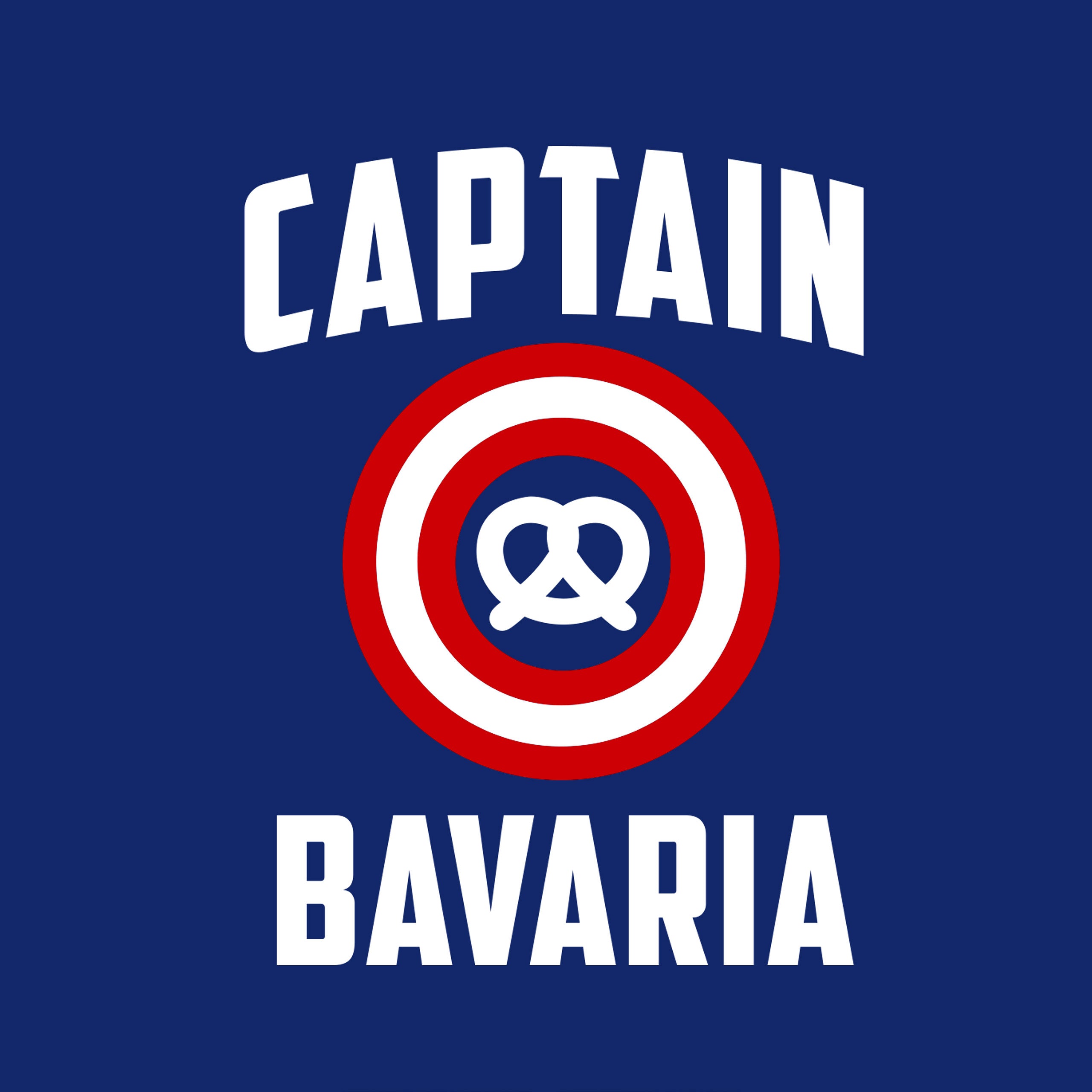 Productafbeelding Captain Bavaria T-shirt voor Captain America fans blauw