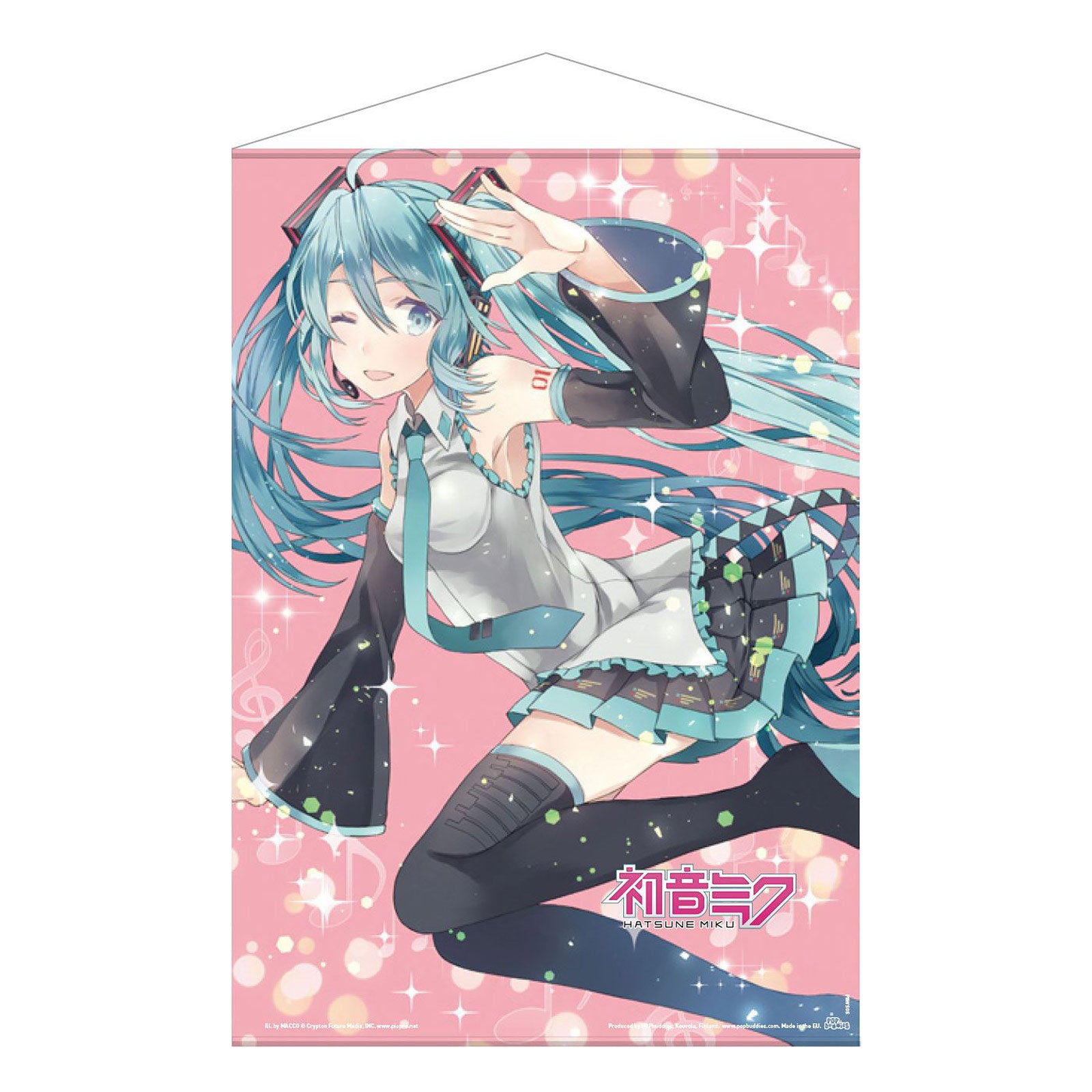 Productafbeelding Hatsune Miku - Glitter Miku Wall Scroll