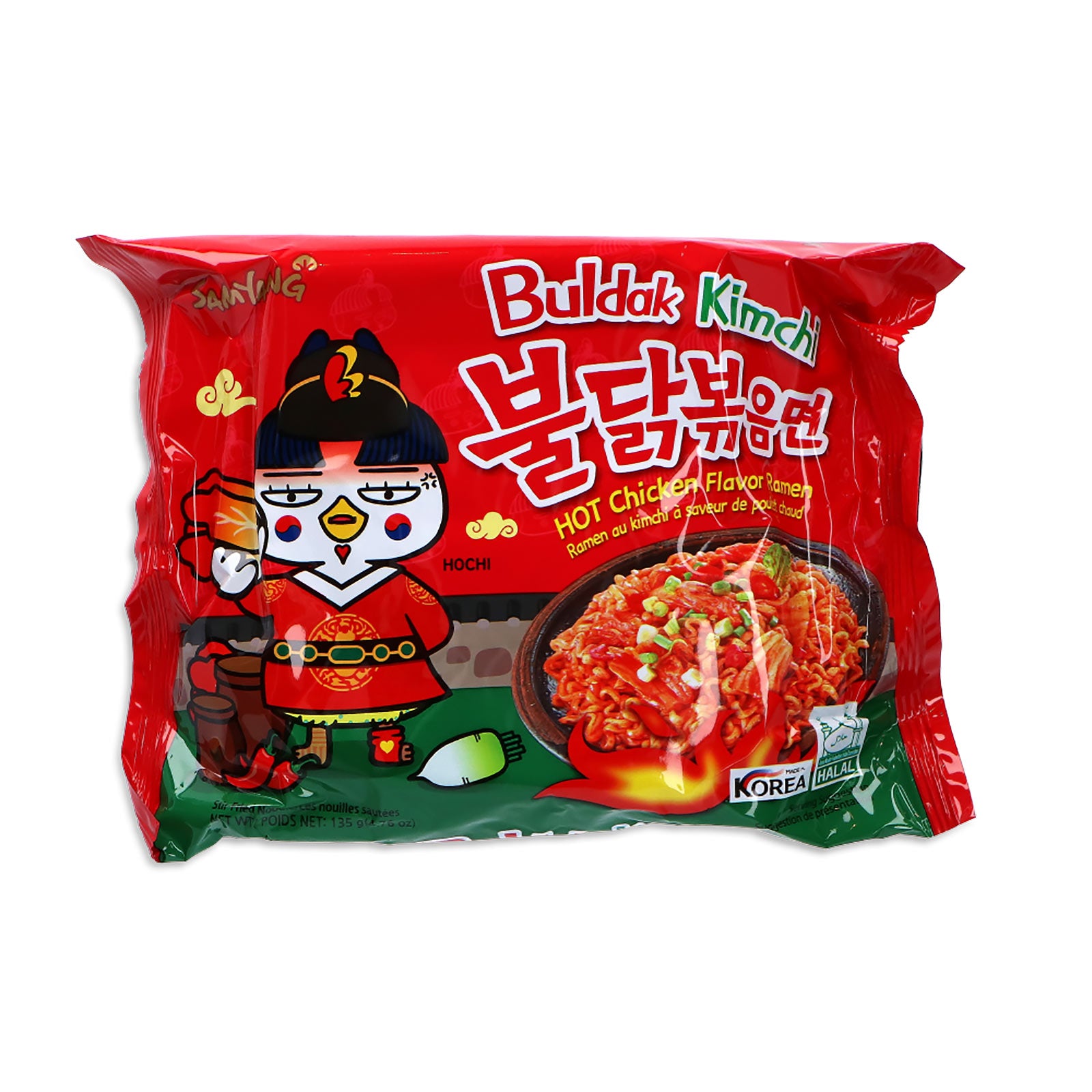 Productafbeelding Ramen Hete Kip Kimchi Instant Noodles