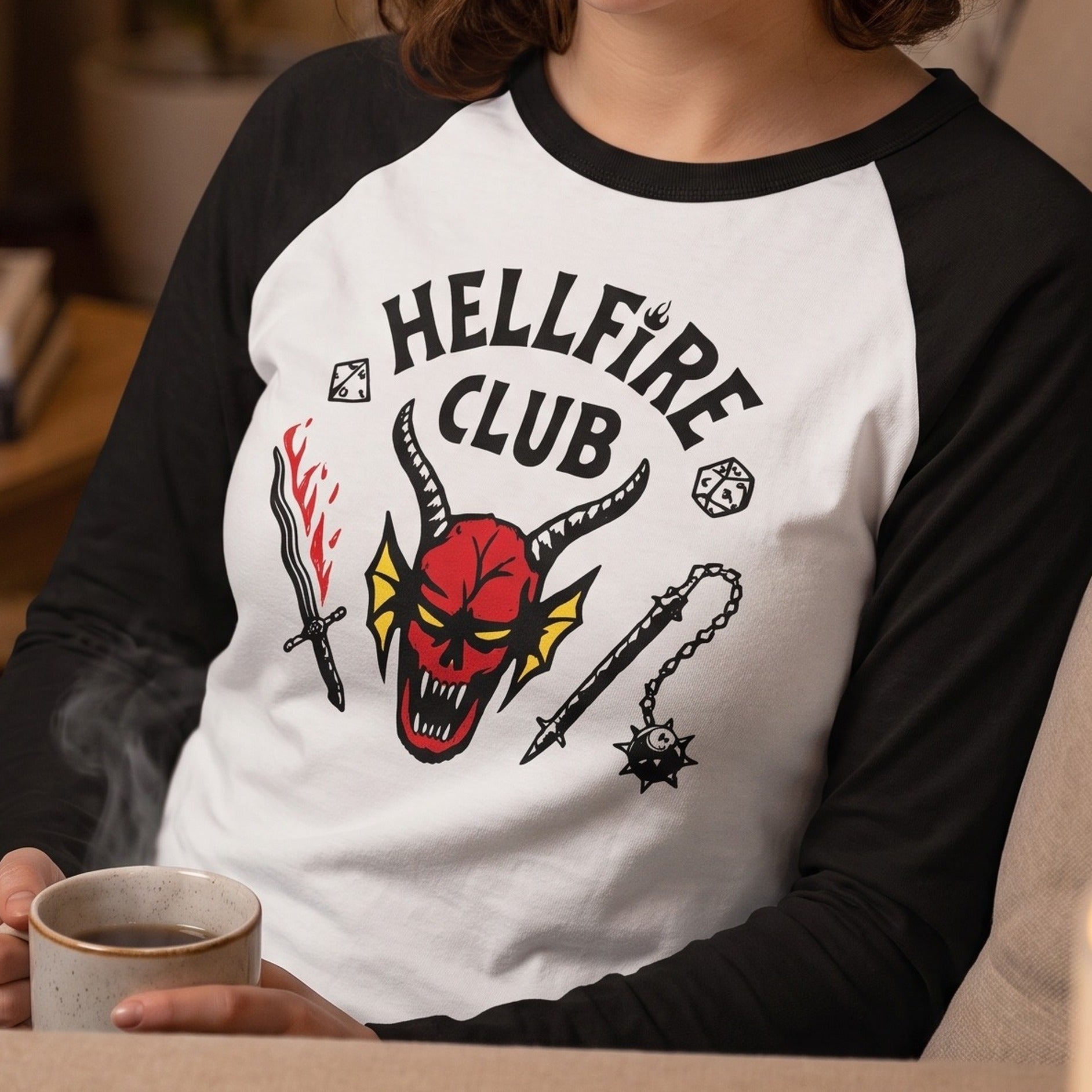 Product image Stranger Things - Hellfire Club Crest Longsleeve