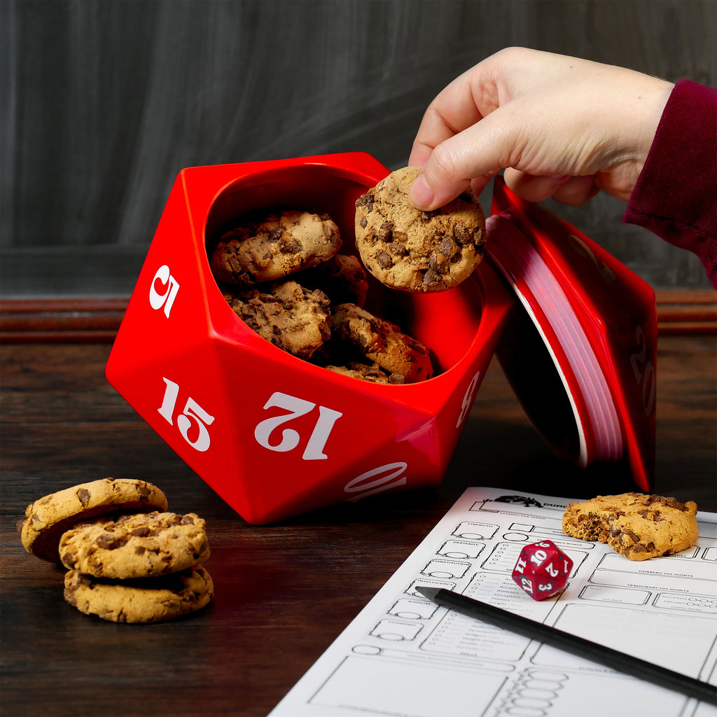 Product image D20 Dice Cookie Jar for Pen & Paper Fans