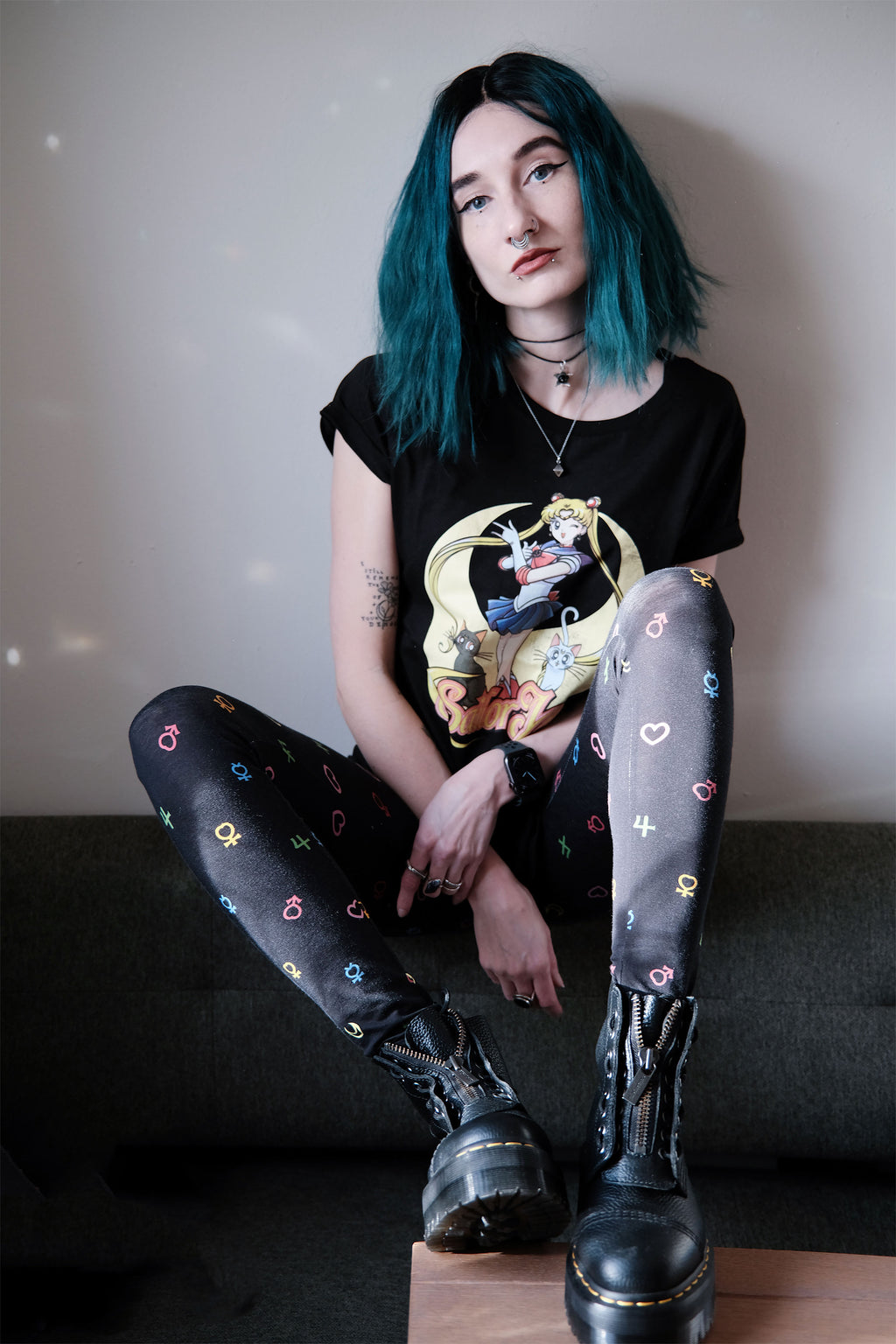 Productafbeelding Sailor Moon Symbool Leggings zwart