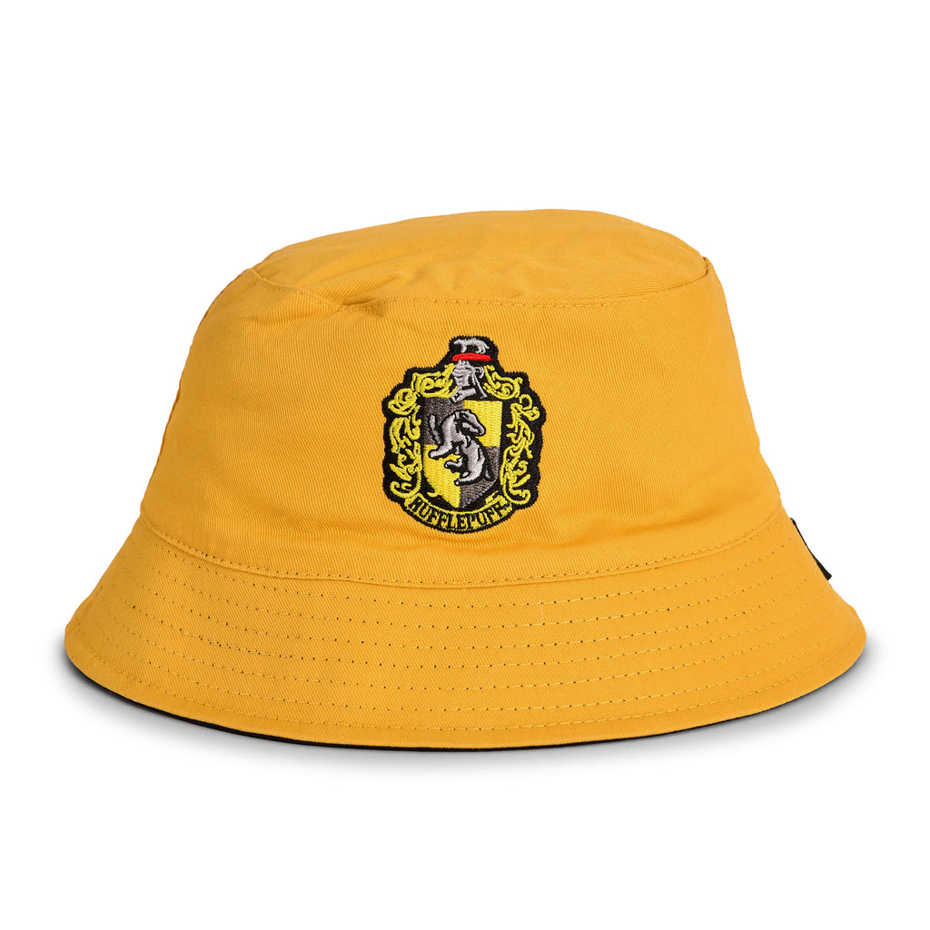 Productafbeelding Hufflepuff Wapen Hoed met Omkeerbaar Motief - Harry Potter