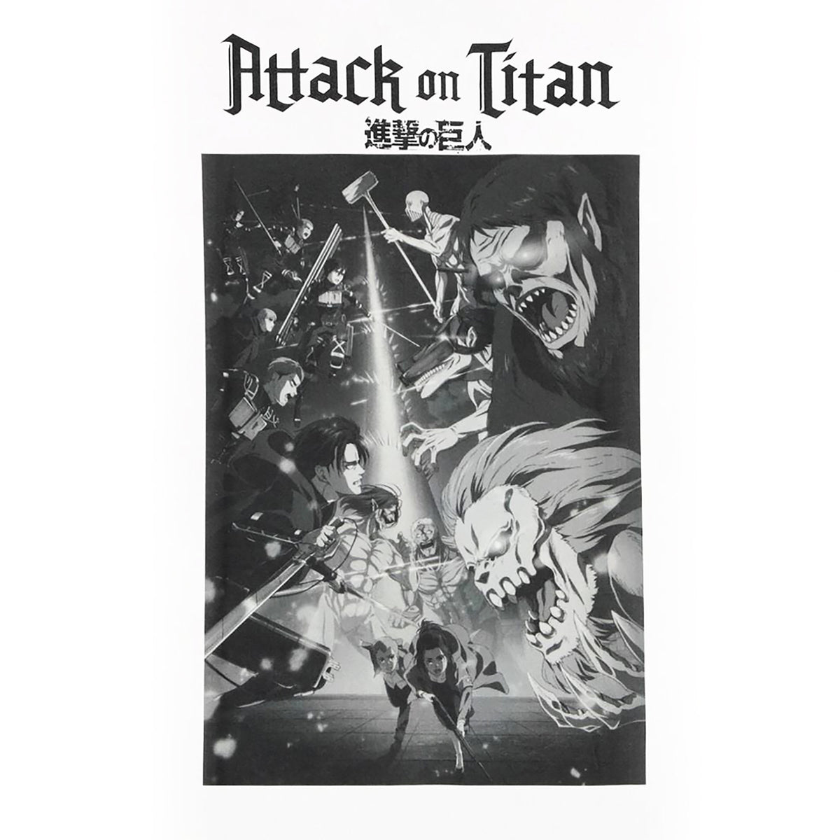 Productafbeelding Attack on Titan - Seizoen 4 Poster T-shirt wit