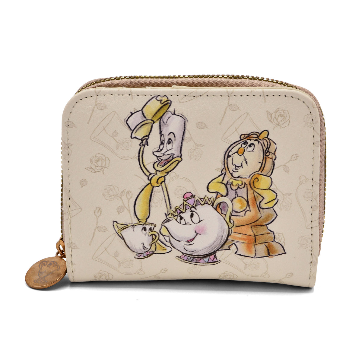 Productafbeelding Beauty and the Beast - Mevrouw Theepot, Tassilo, Lumiere, Pendule Portemonnee