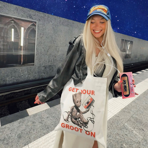 Productafbeelding Guardians of the Galaxy - Krijg Je Groot Op Jute Tas