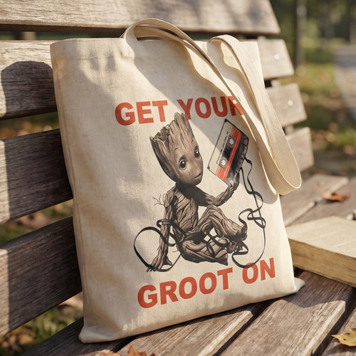 Productafbeelding Guardians of the Galaxy - Krijg Je Groot Op Jute Tas
