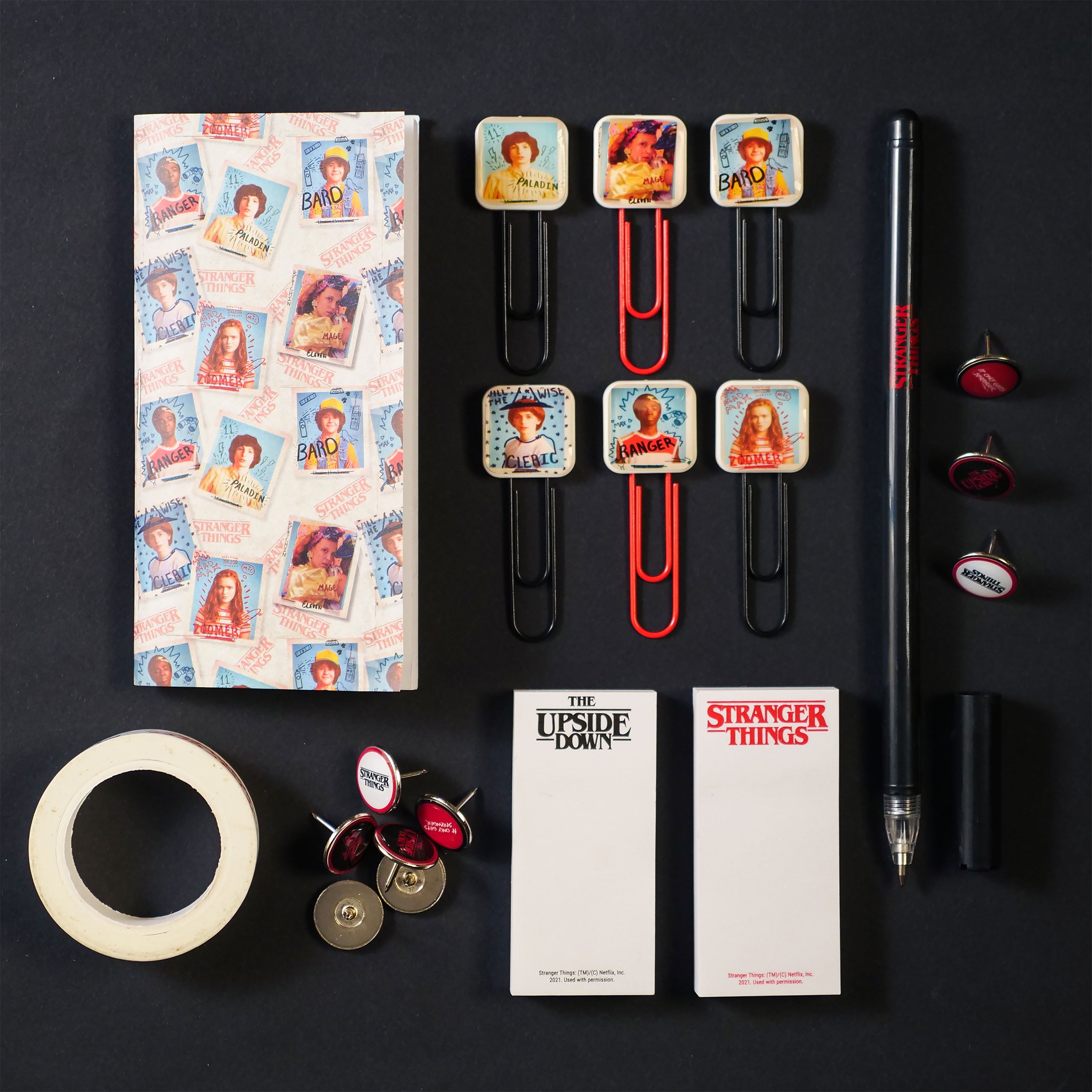 Productafbeelding Stranger Things - Characters Schrijfset