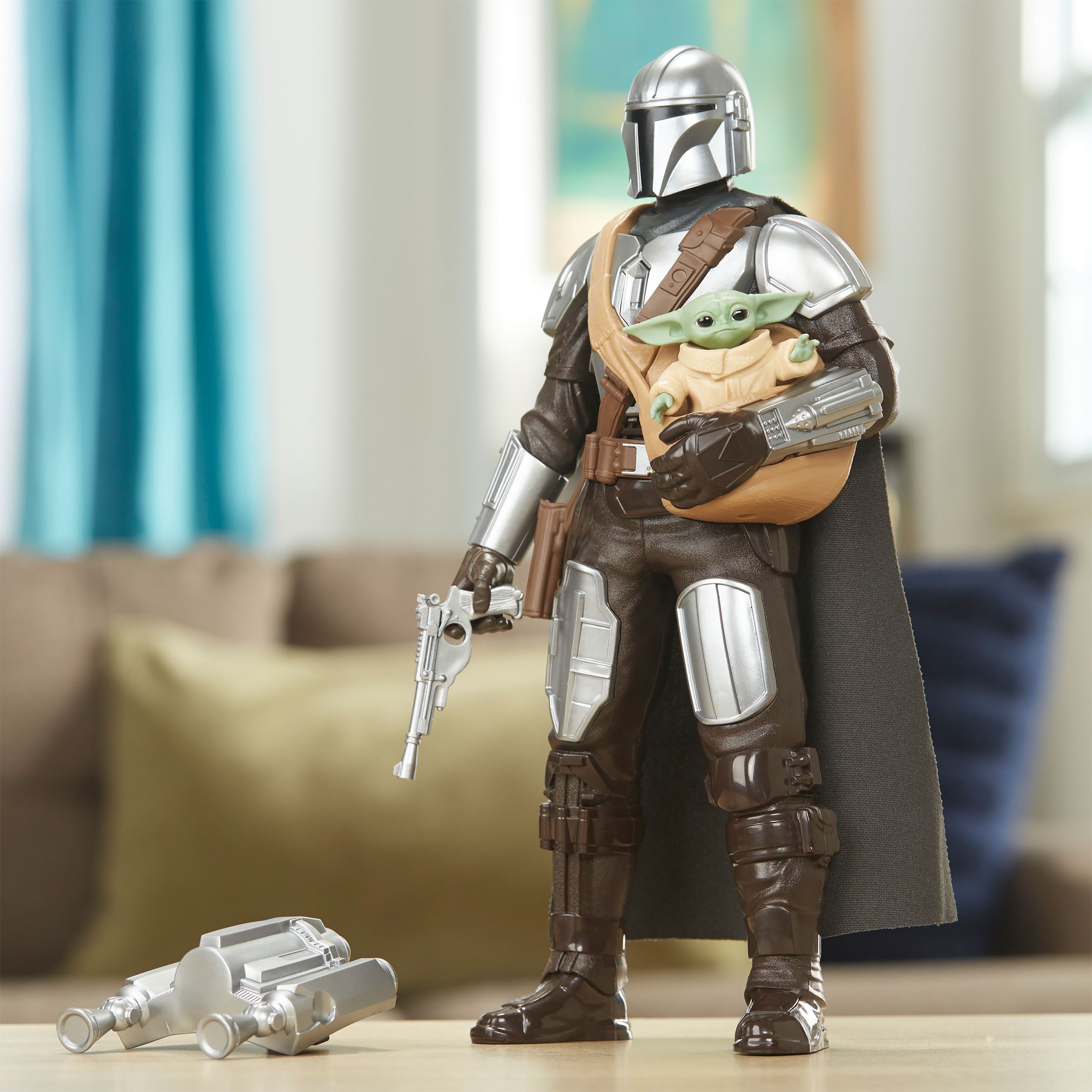 Productafbeelding Mando en Grogu Interactieve Actie Figuur Set - Star Wars The Mandalorian