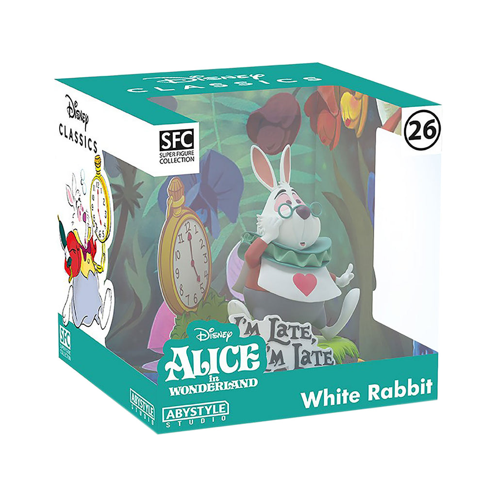 Productafbeelding Alice in Wonderland - Witte Konijn Diorama Figuur