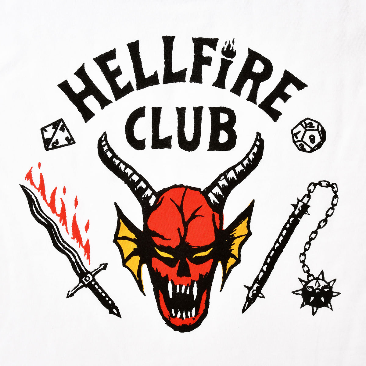 Product image Stranger Things - Hellfire Club Logo T-Shirt white