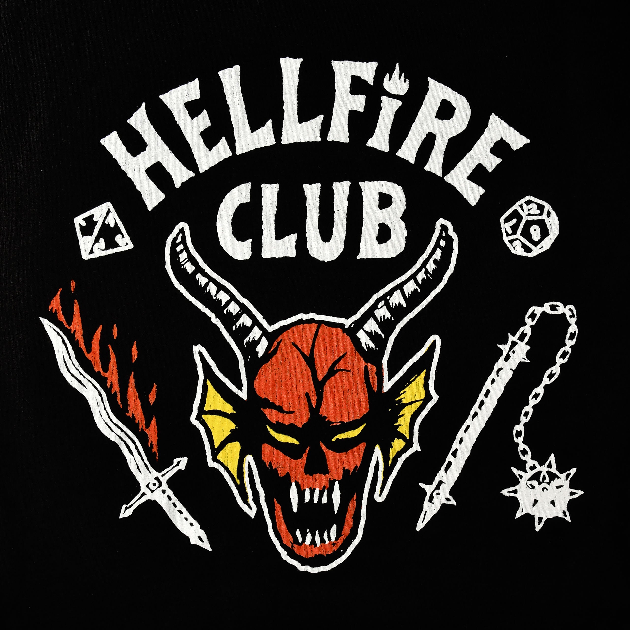 Productafbeelding Stranger Things - Hellfire Club Logo T-shirt zwart