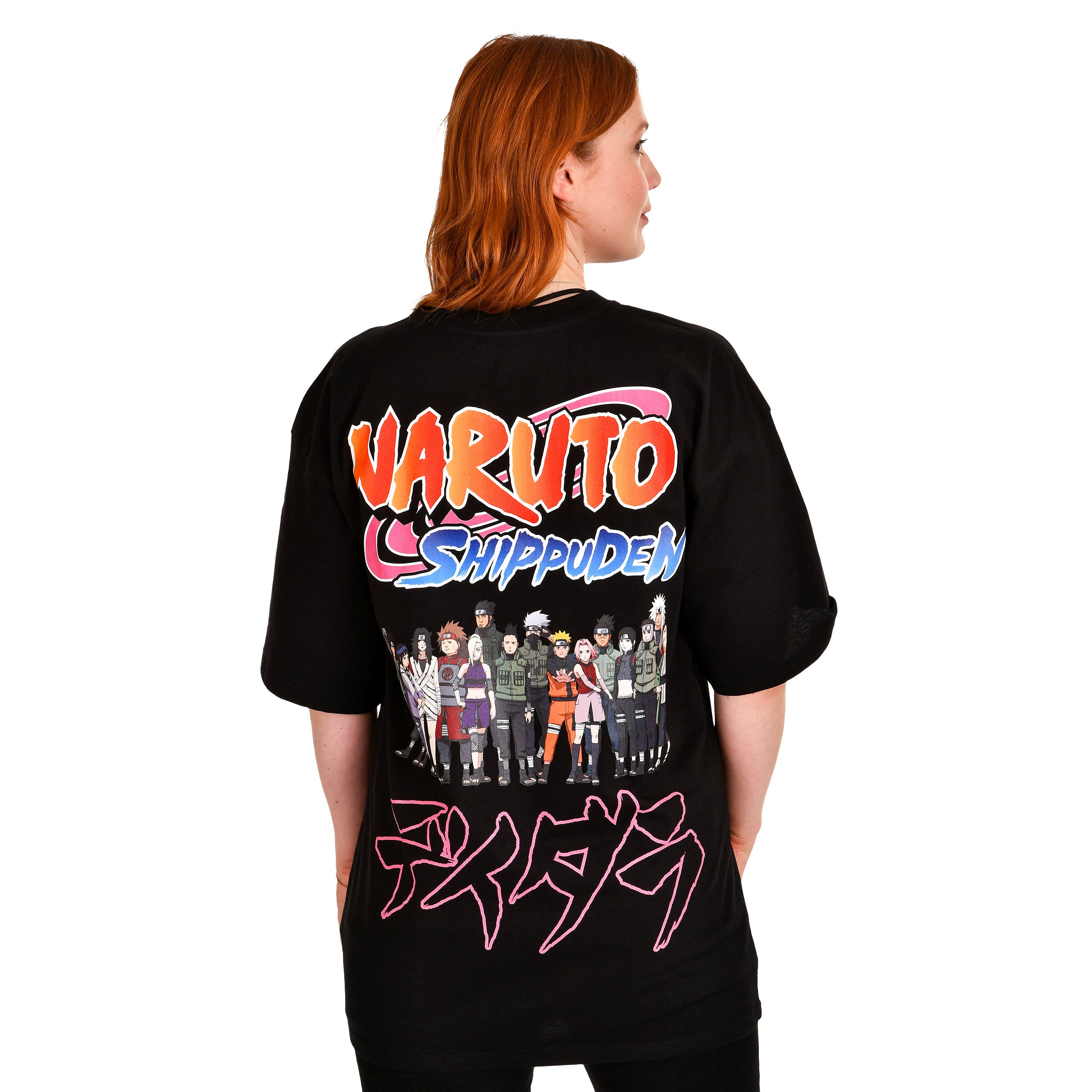 Productafbeelding Naruto Shippuden - Groep Oversize T-shirt zwart