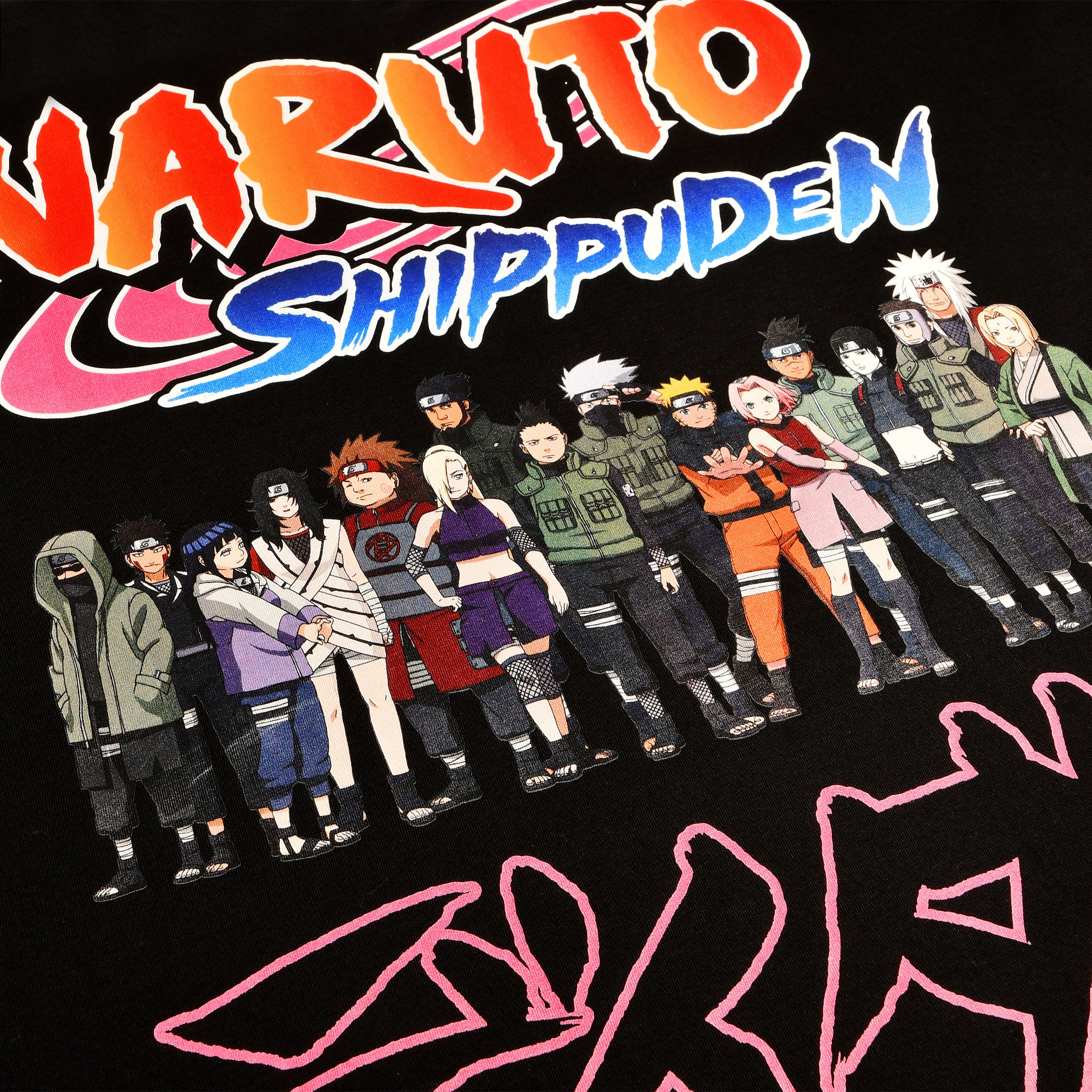 Productafbeelding Naruto Shippuden - Groep Oversize T-shirt zwart