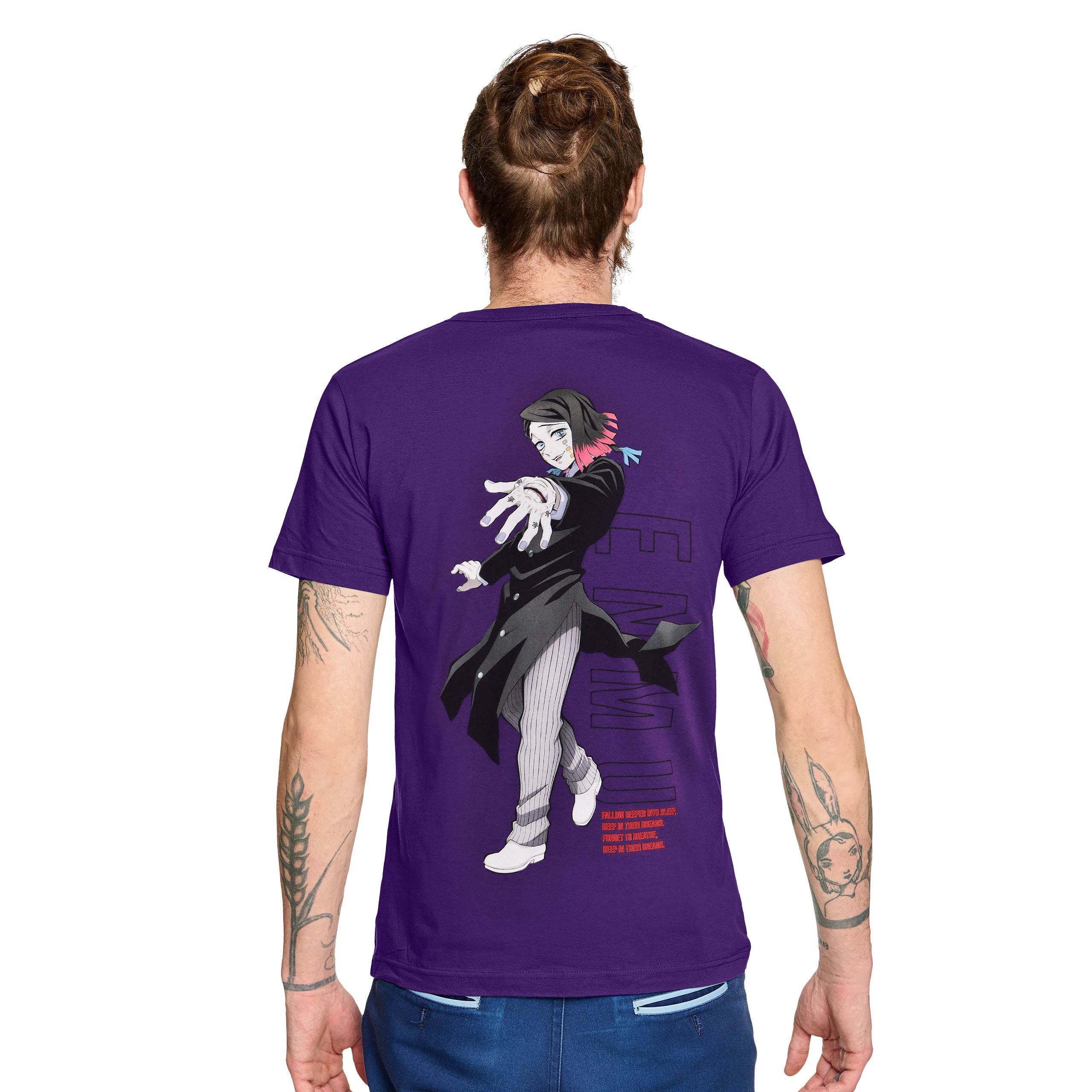 Productafbeelding Demon Slayer - Enmu T-shirt paars