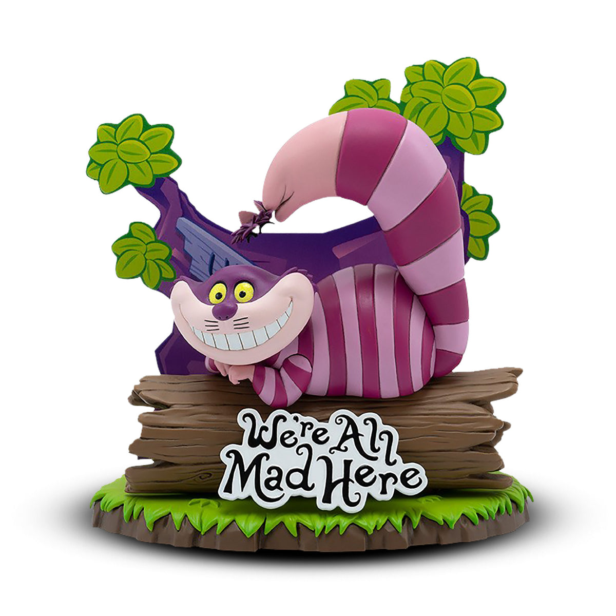 Productafbeelding Cheshire Cat helemaal gek hier Diorama figuur - Alice in Wonderland