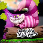 Productafbeelding Cheshire Cat helemaal gek hier Diorama figuur - Alice in Wonderland