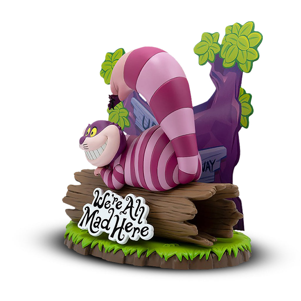 Productafbeelding Cheshire Cat helemaal gek hier Diorama figuur - Alice in Wonderland