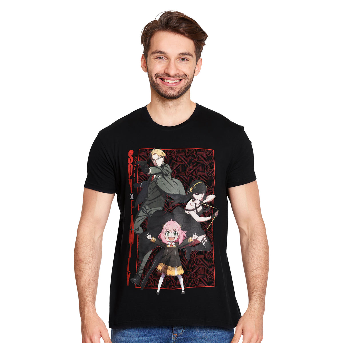 Productafbeelding Spy x Family - Groep Poster T-Shirt zwart