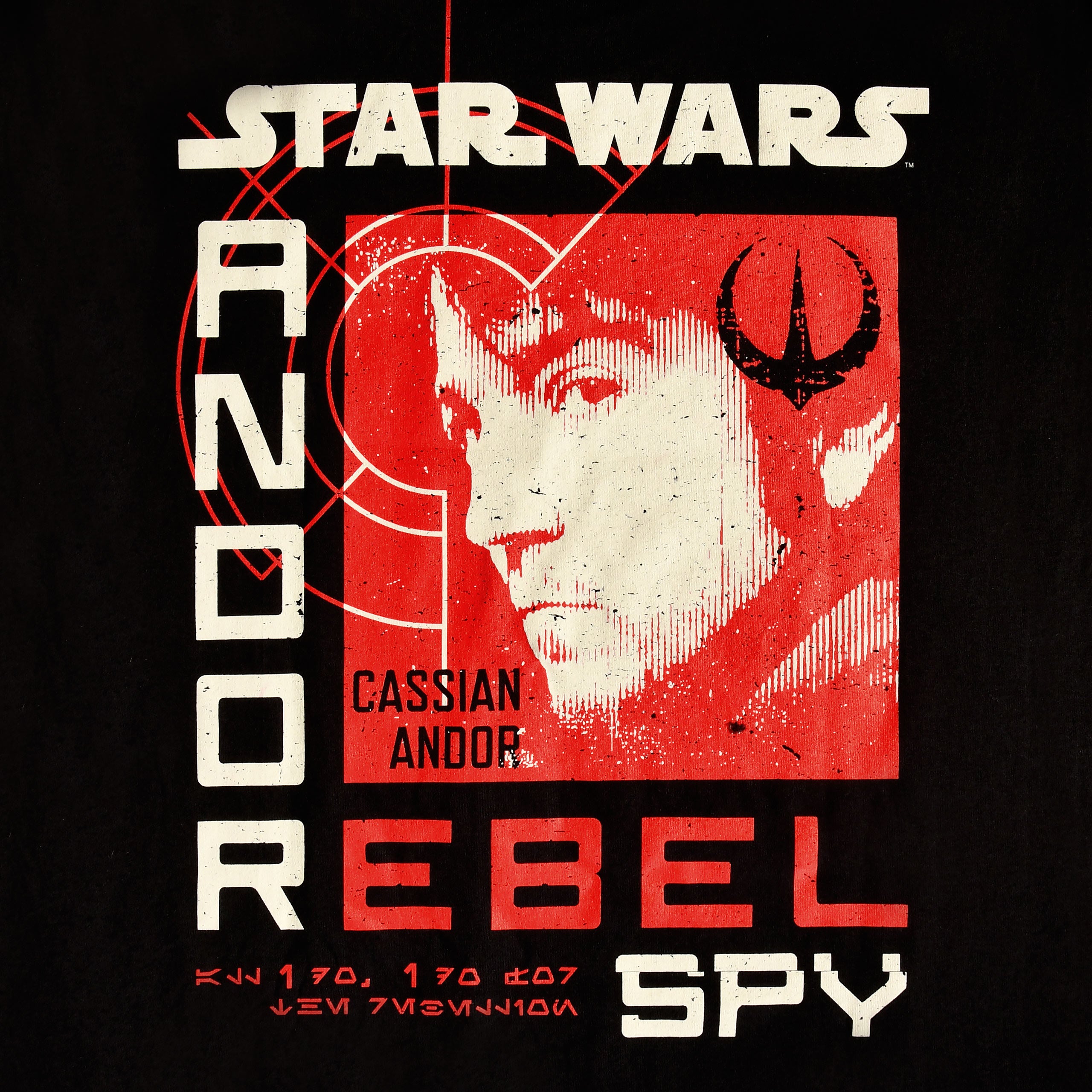 Productafbeelding Star Wars - Andor Rebel Spy T-Shirt Zwart