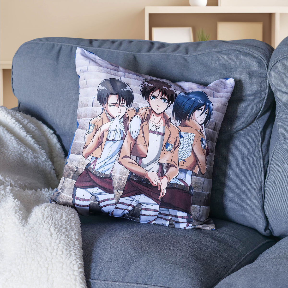 Productafbeelding Attack on Titan - Groep Kussen