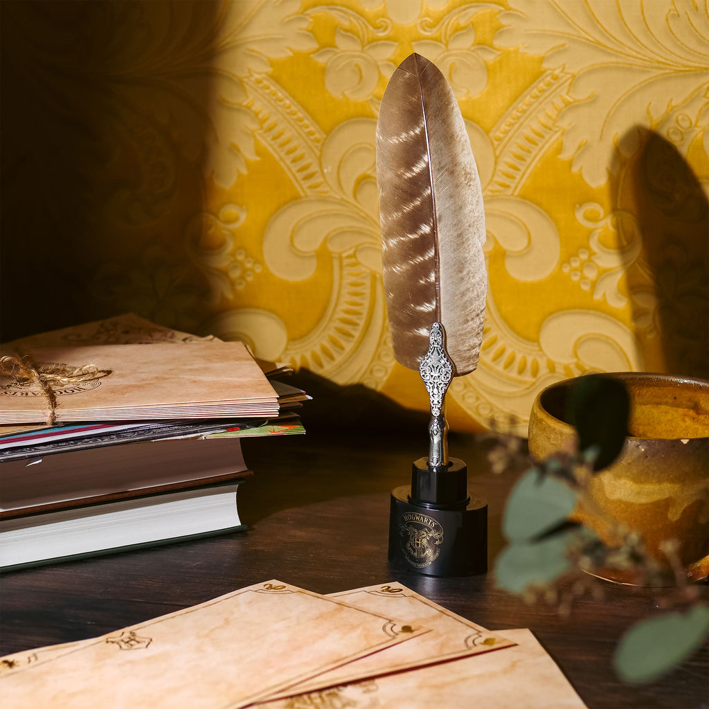 Productafbeelding Harry Potter - Veerpen met Hogwarts briefpapier set