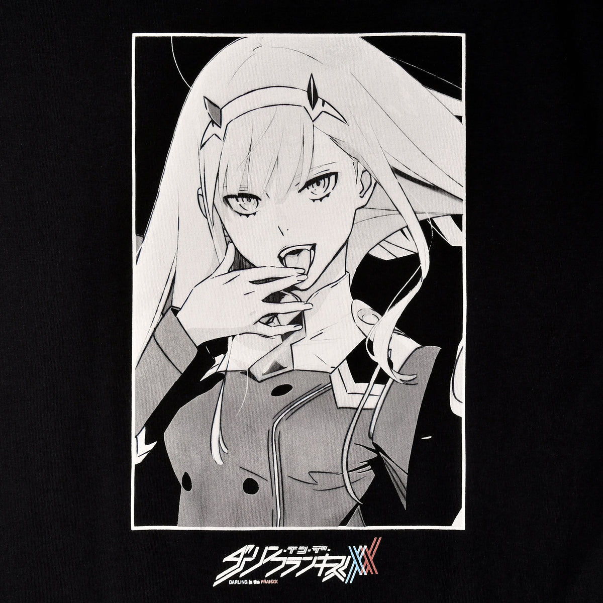 Product image Darling in the Franxx - Zero Two Black Crew T-Shirt black