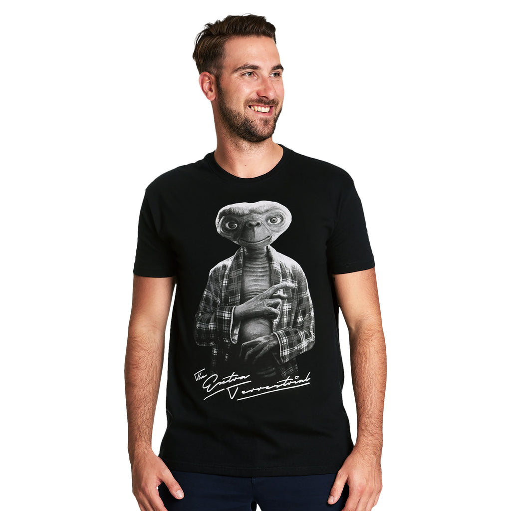 Productafbeelding E.T. - Monochroom Personage T-shirt zwart
