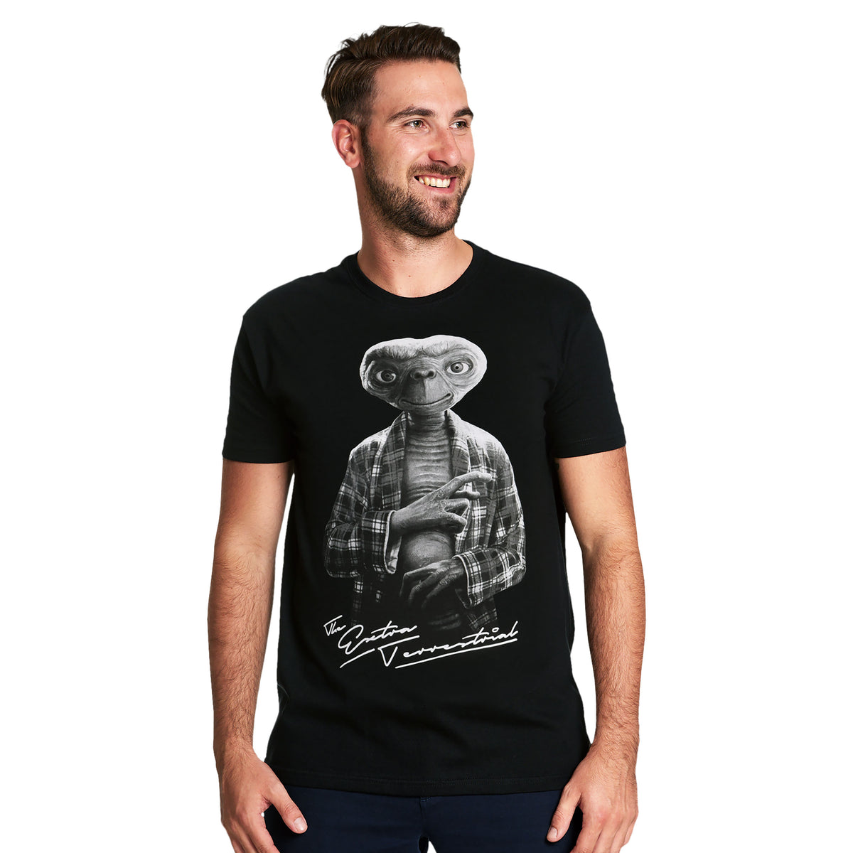 Product image E.T. - Monochrome Character T-Shirt Black