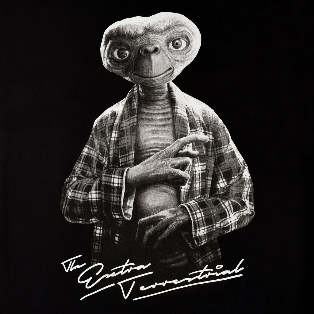 Productafbeelding E.T. - Monochroom Personage T-shirt zwart