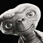 Productafbeelding E.T. - Monochroom Personage T-shirt zwart