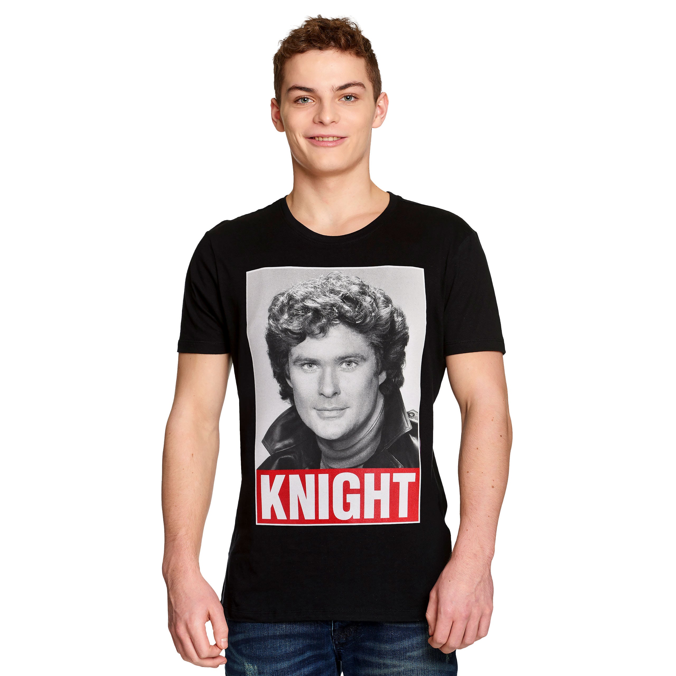 Productafbeelding Knight Rider - Michael Knight T-Shirt zwart