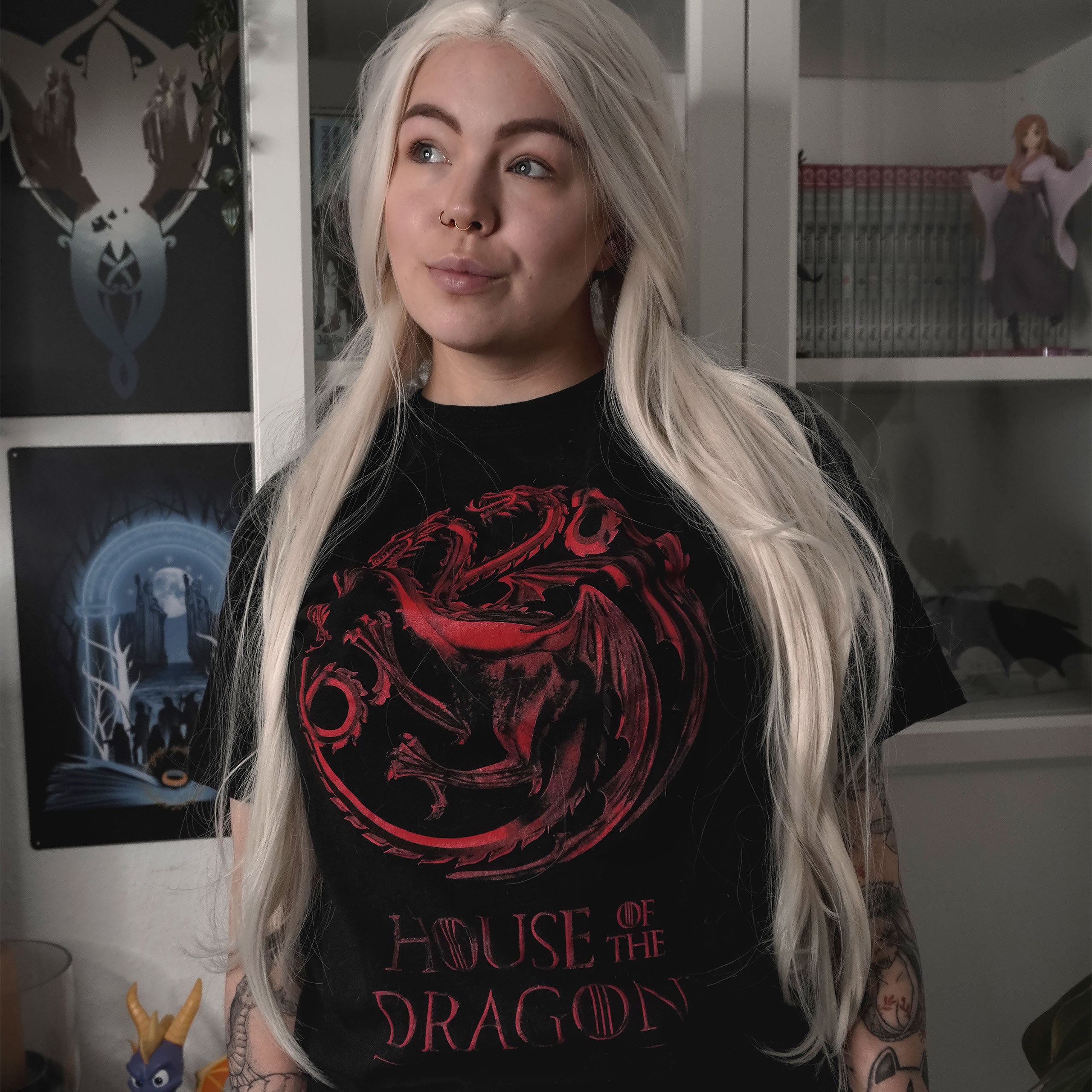 Productafbeelding Huis van de Draak - Logo T-shirt zwart