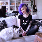 Productafbeelding Sailor Moon - Luna Dames T-Shirt Zwart