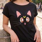 Productafbeelding Sailor Moon - Luna Dames T-Shirt Zwart