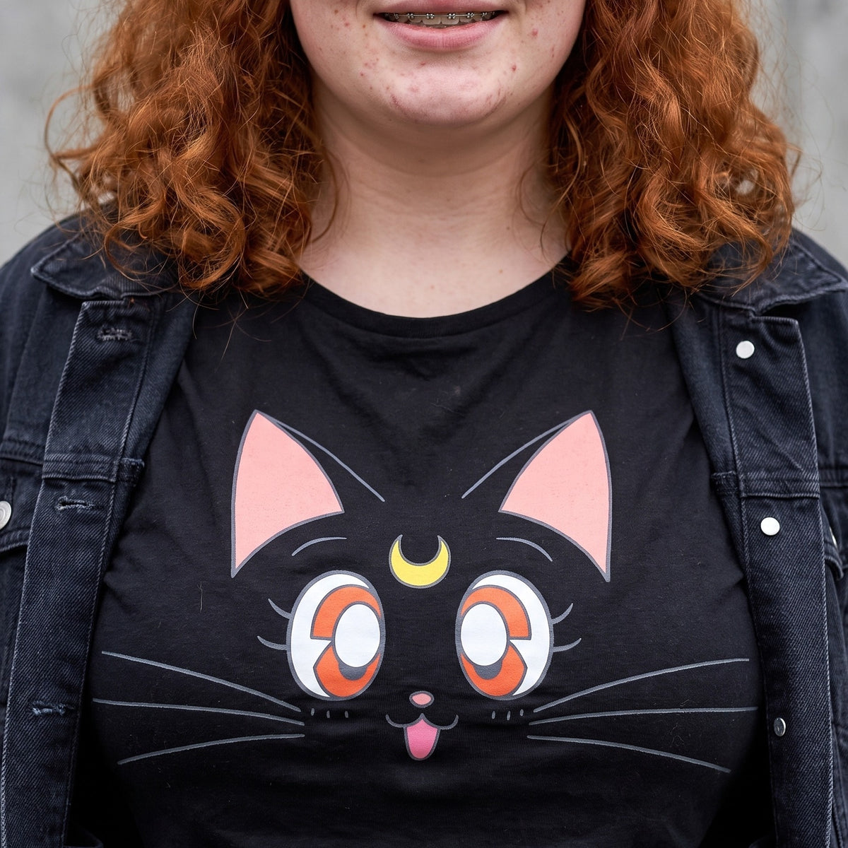 Productafbeelding Sailor Moon - Luna Dames T-Shirt Zwart