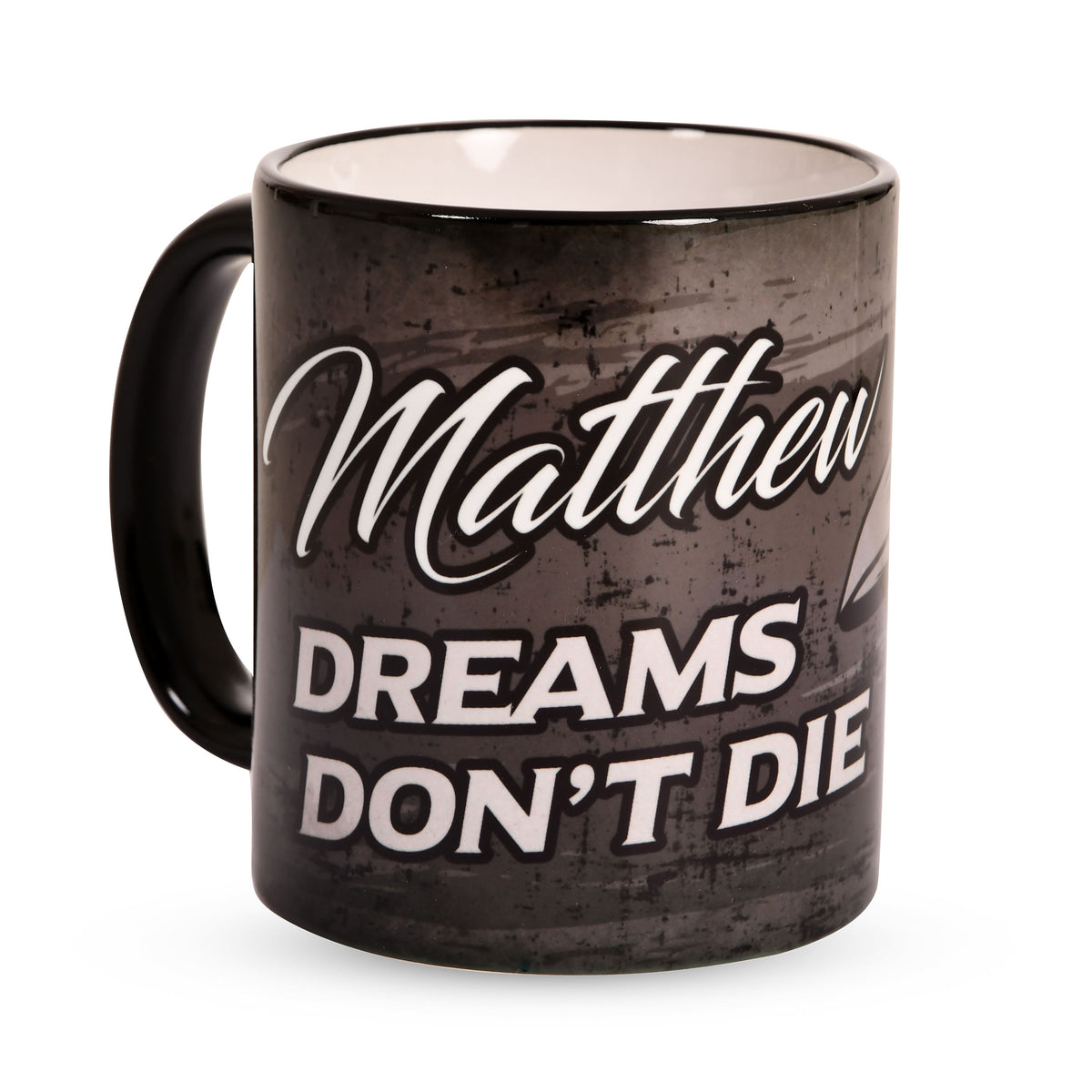 Productafbeelding Dreams Don't Die Mok voor Sandman Fans
