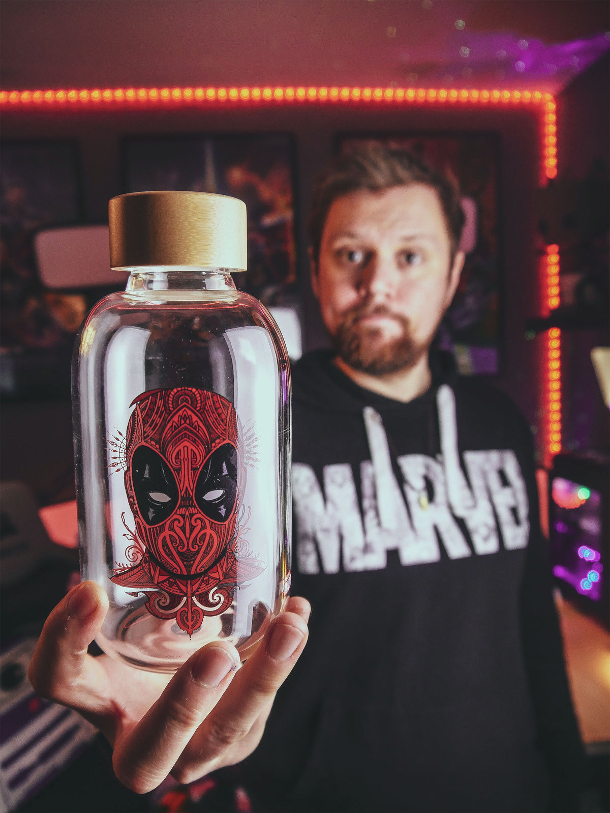 Productafbeelding Deadpool - Portret Art Drinkfles