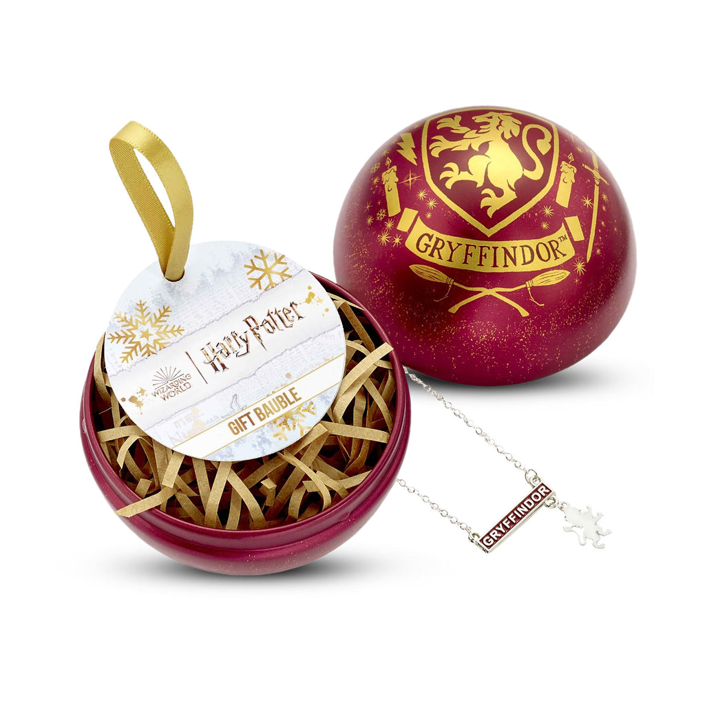 Productafbeelding Harry Potter - Kerstbal met Gryffindor Wapen Ketting