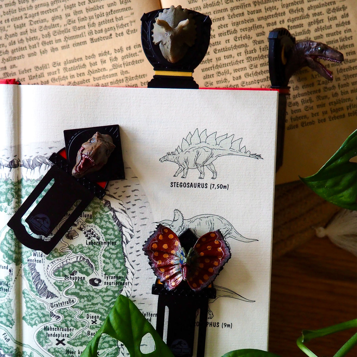 Productafbeelding Jurassic Park - Dinosaurus Bladwijzer Set