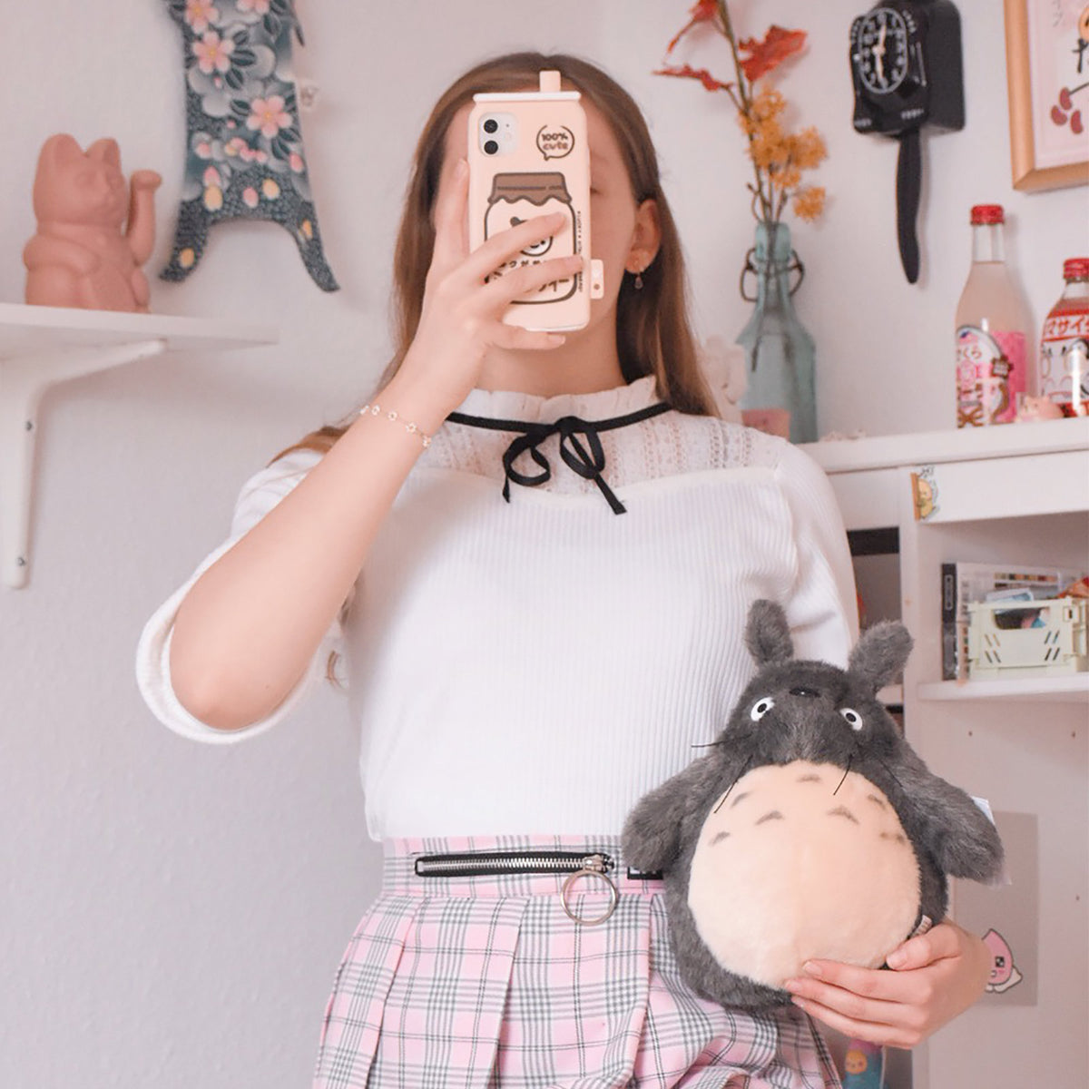 Productafbeelding Totoro Pluche Figuur Grijs