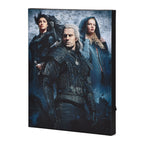 Productafbeelding Witcher - Ciri, Yennefer & Geralt Wandbeeld met licht