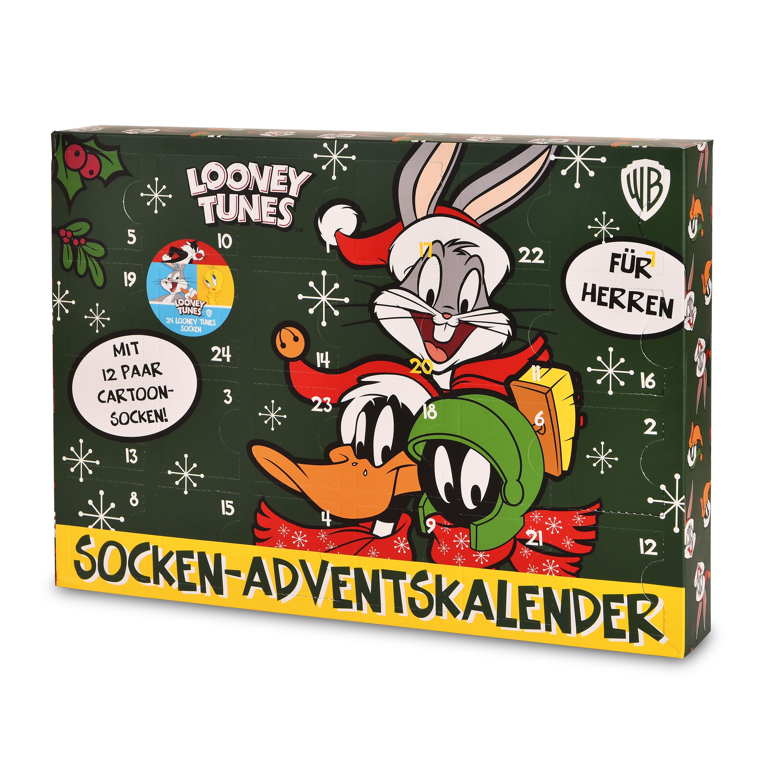 Productafbeelding Looney Tunes - Sokken Adventskalender 42-46