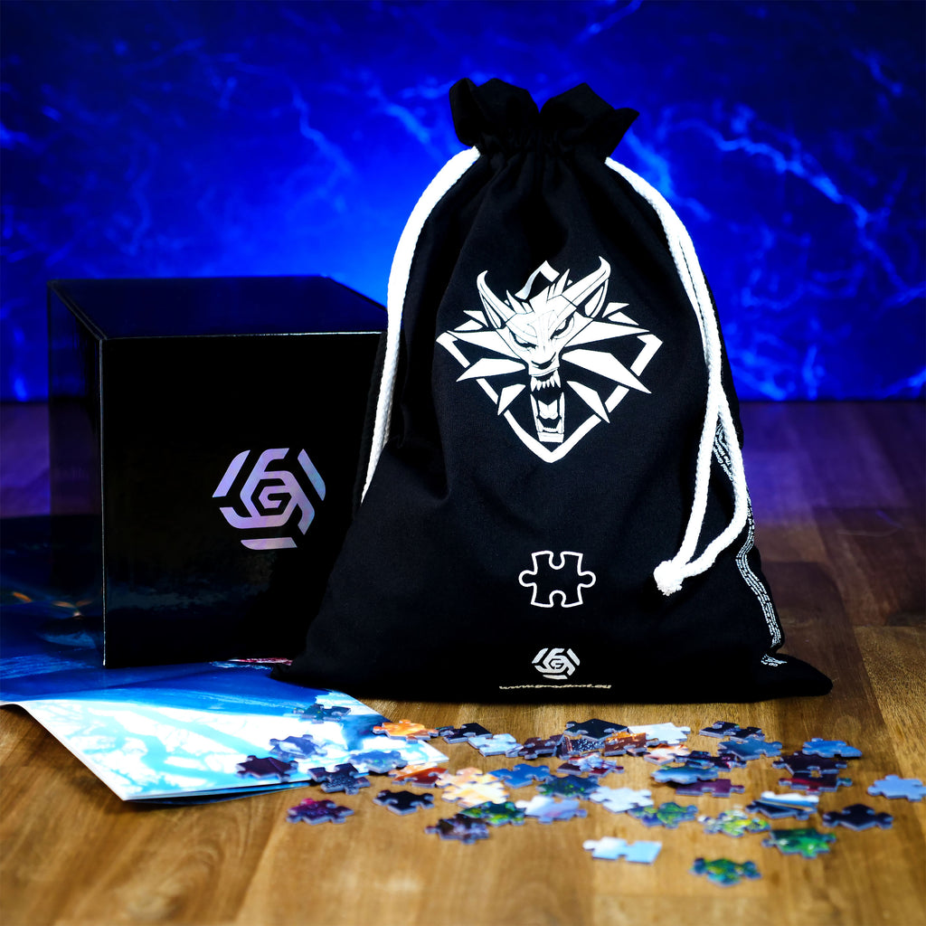 Productafbeelding Witcher - Yennefer Puzzel met Logo Stoffen Tas