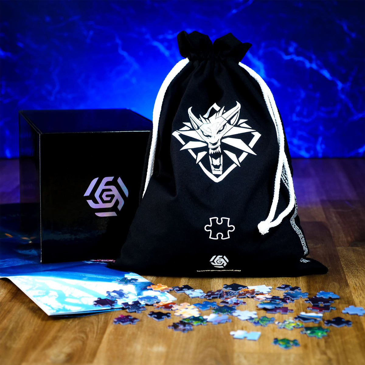 Productafbeelding Witcher - Yennefer Puzzel met Logo Stoffen Tas