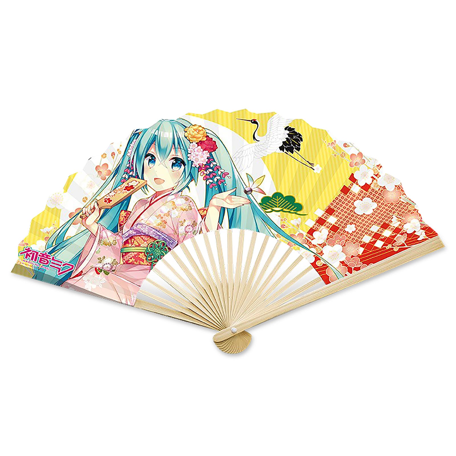 Productafbeelding Hatsune Miku- Miku & Twins Kimono Waaier