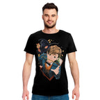 Productafbeelding Newt met Niffler Anime T-shirt zwart - Fantastic Beasts