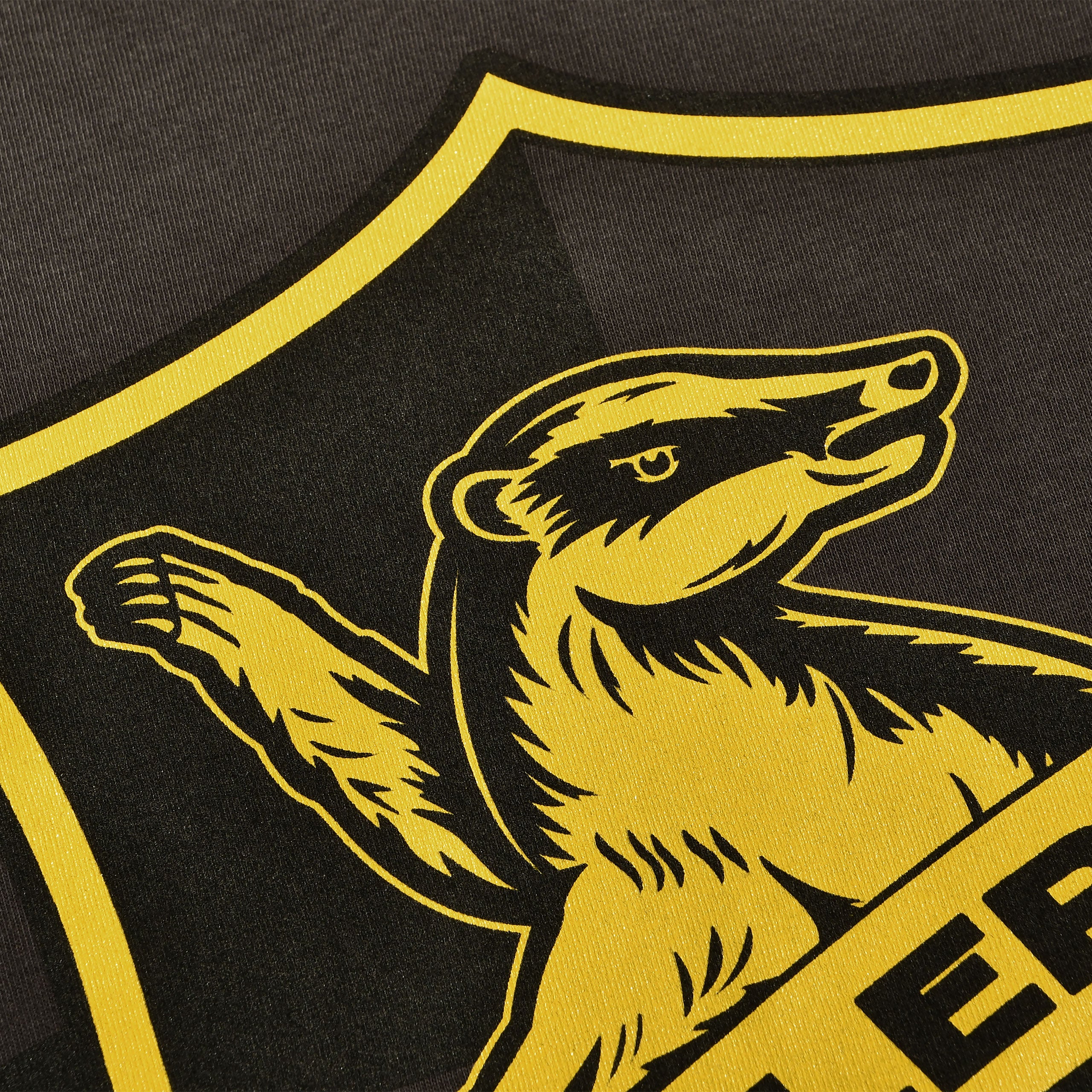 Productafbeelding Hufflepuff Logo T-Shirt Grijs - Harry Potter